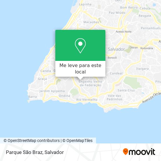 Parque São Braz mapa