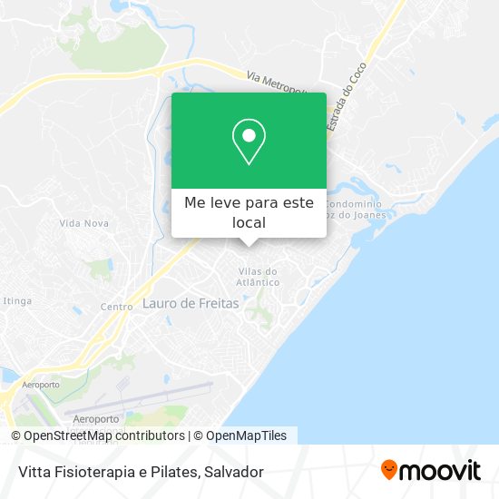 Vitta Fisioterapia e Pilates mapa