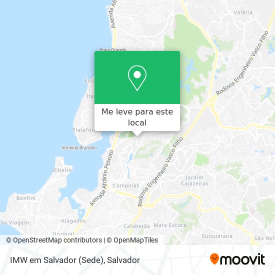 IMW em Salvador (Sede) mapa