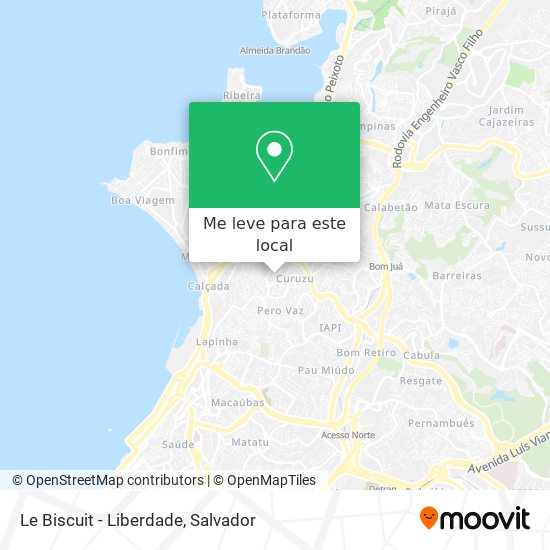 Le Biscuit - Liberdade mapa