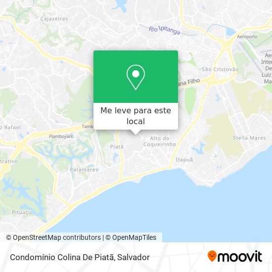 Condomínio Colina De Piatã mapa