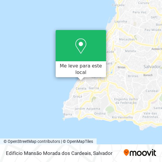 Edifício Mansão Morada dos Cardeais mapa