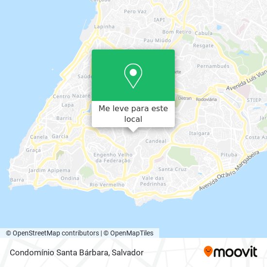 Condomínio Santa Bárbara mapa