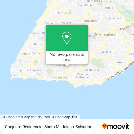 Conjunto Residencial Santa Madalena mapa