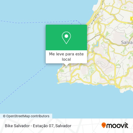 Bike Salvador - Estação 07 mapa