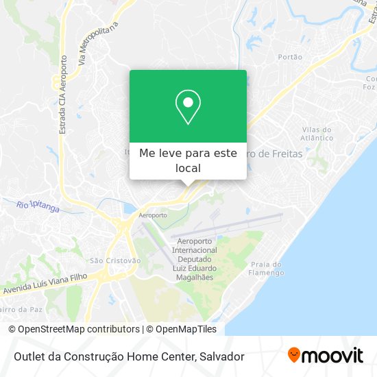 Outlet da Construção Home Center mapa