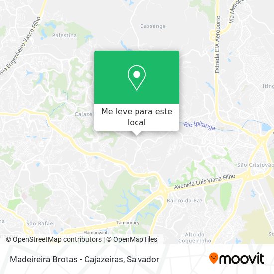 Madeireira Brotas  - Cajazeiras mapa