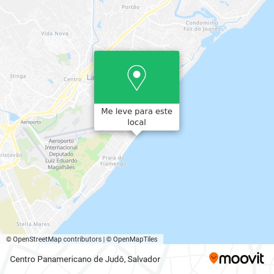 Centro Panamericano de Judô mapa