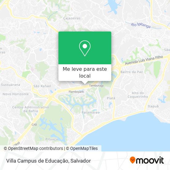 Villa Campus de Educação mapa