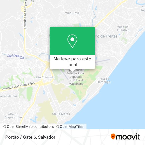 Portão / Gate 6 mapa