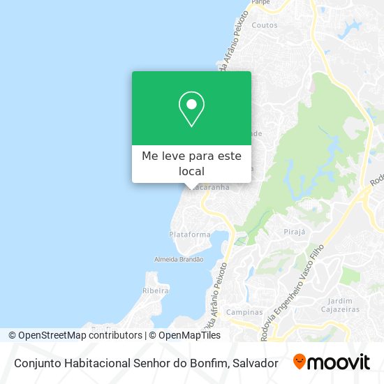 Conjunto Habitacional Senhor do Bonfim mapa