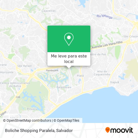 Boliche Shopping Paralela mapa