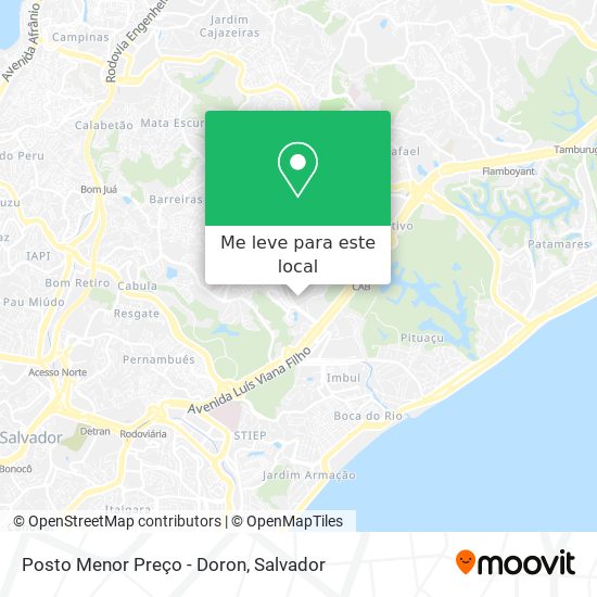 Posto Menor Preço - Doron mapa