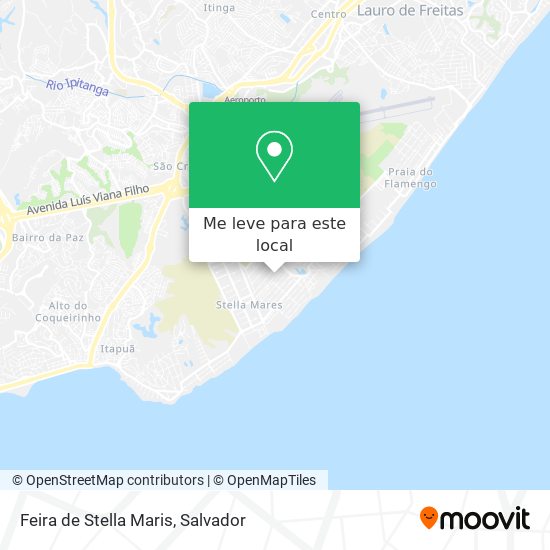 Feira de Stella Maris mapa