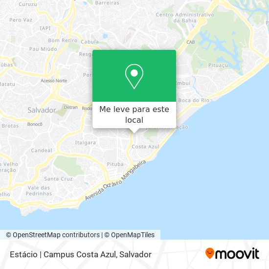 Estácio | Campus Costa Azul mapa