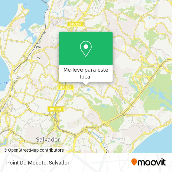 Point Do Mocotó mapa