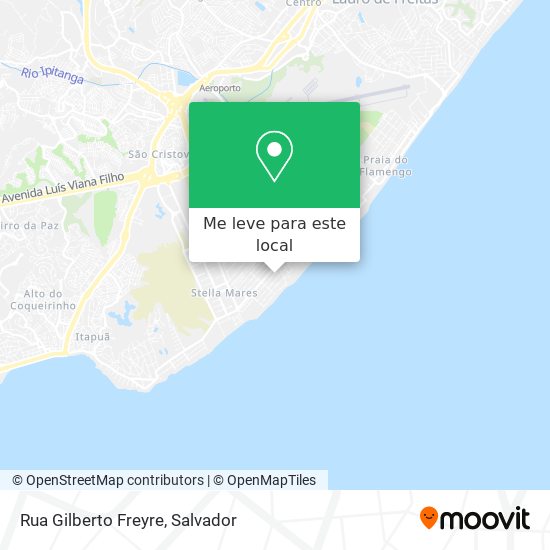 Rua Gilberto Freyre mapa