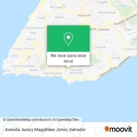 Avenida Juracy Magalhães Júnior mapa