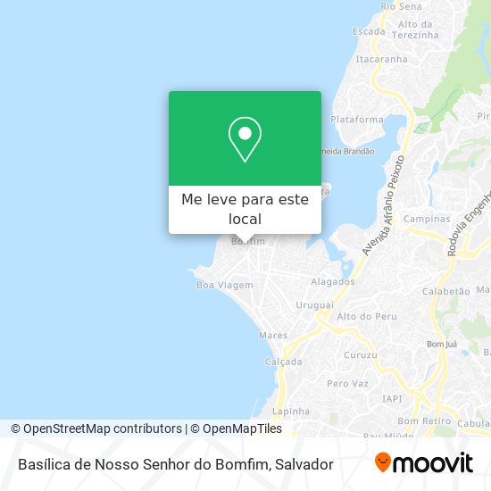 Basílica de Nosso Senhor do Bomfim mapa