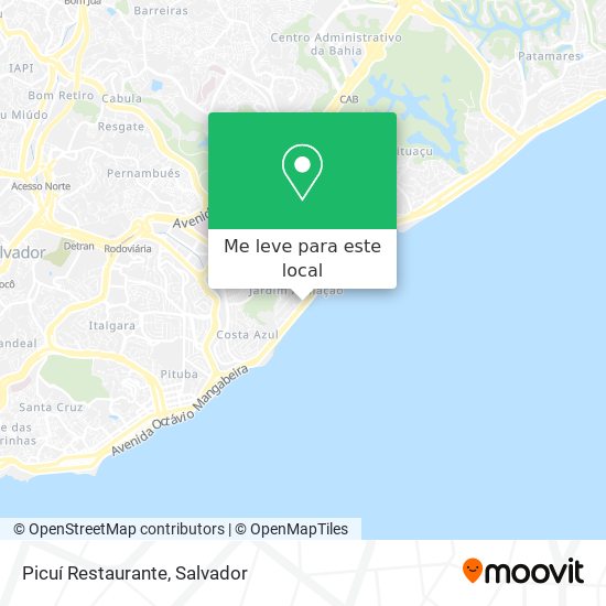 Picuí Restaurante mapa