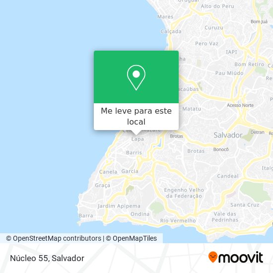 Núcleo 55 mapa