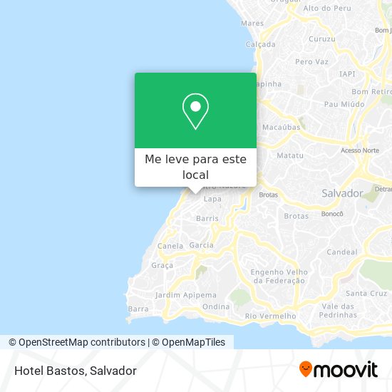 Hotel Bastos mapa