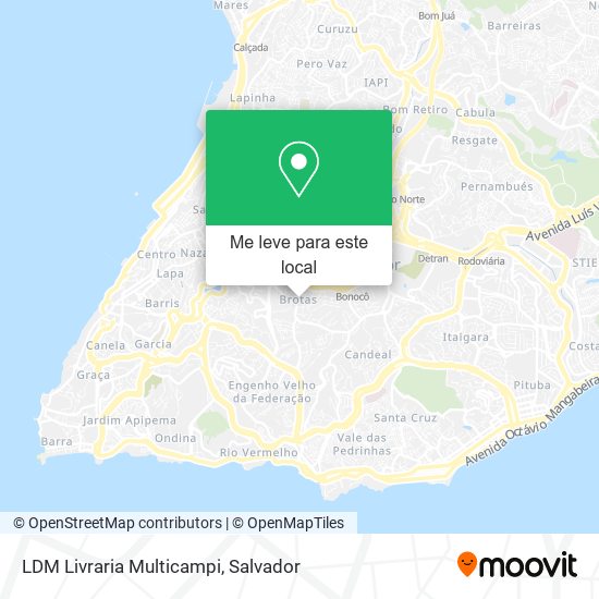 LDM Livraria Multicampi mapa