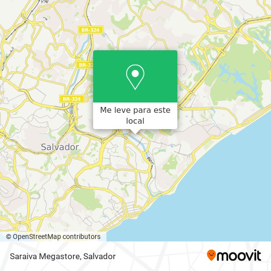 Saraiva Megastore mapa