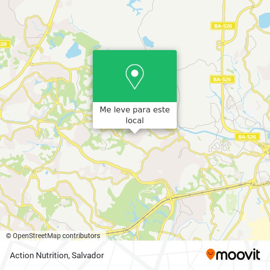 Action Nutrition mapa