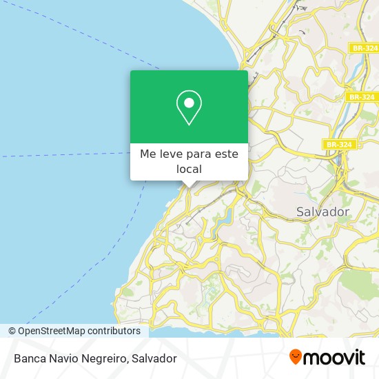 Banca Navio Negreiro mapa