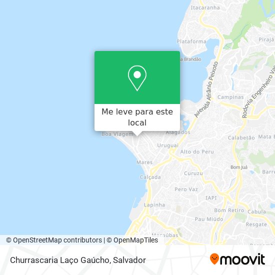 Churrascaria Laço Gaúcho mapa