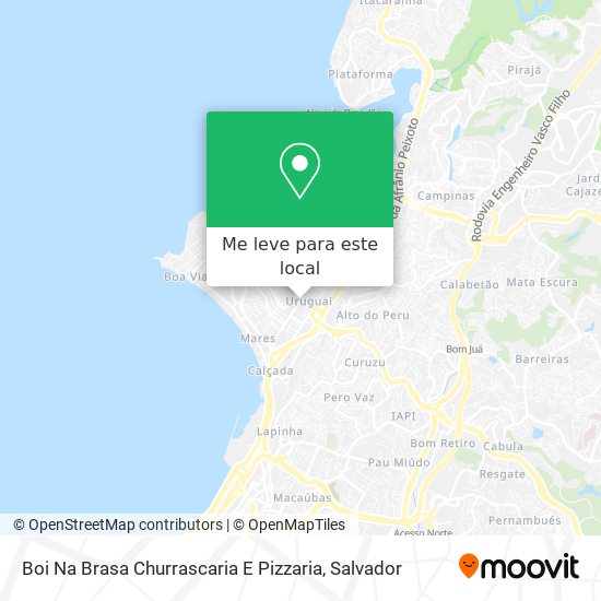 Boi Na Brasa Churrascaria E Pizzaria mapa