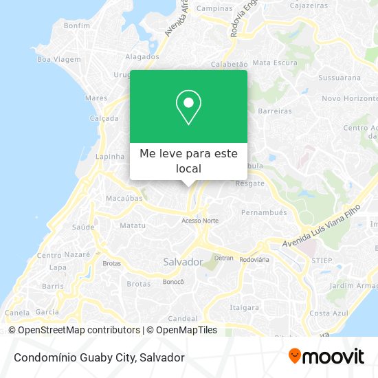 Condomínio Guaby City mapa