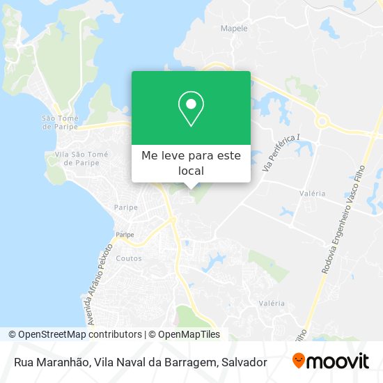 Rua Maranhão, Vila Naval da Barragem mapa