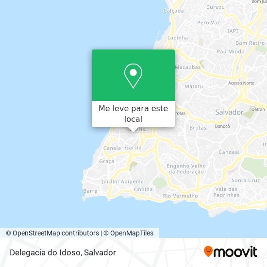 Delegacia do Idoso mapa