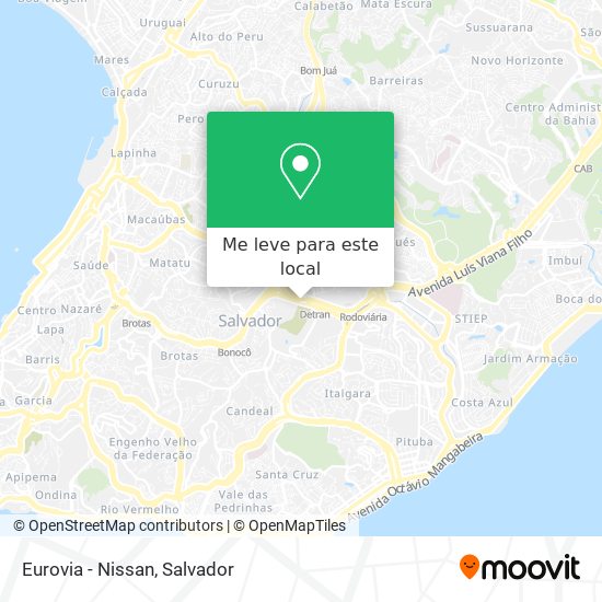 Eurovia - Nissan mapa