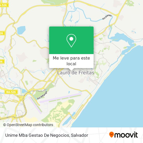 Unime Mba Gestao De Negocios mapa