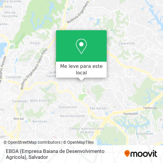 EBDA (Empresa Baiana de Desenvolvimento Agrícola) mapa