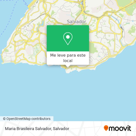 Maria Brasileira Salvador mapa