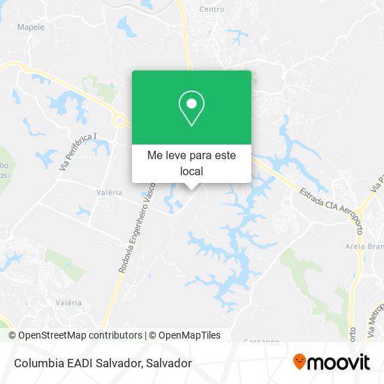 Columbia EADI Salvador mapa