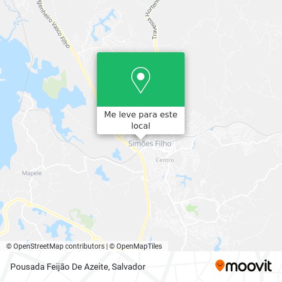 Pousada Feijão De Azeite mapa