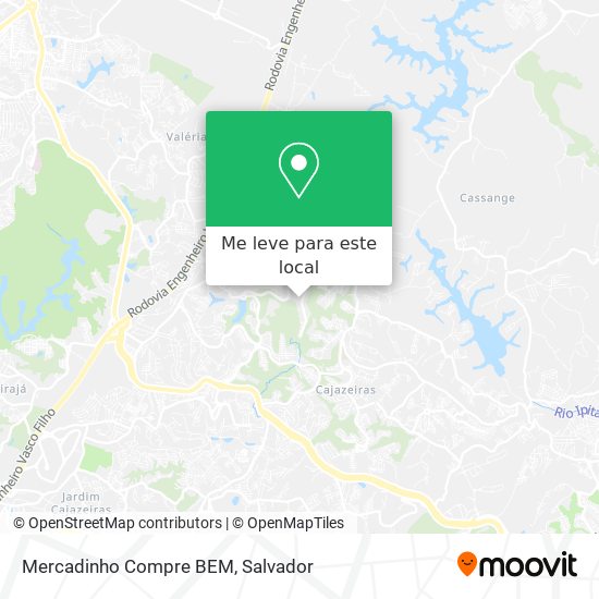 Mercadinho Compre BEM mapa