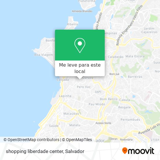 shopping liberdade center mapa