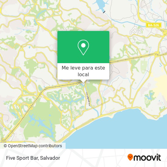 Five Sport Bar mapa