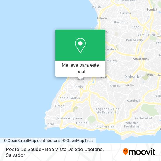Posto De Saúde - Boa Vista De São Caetano mapa