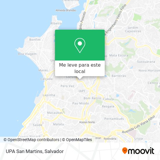 UPA San Martins mapa