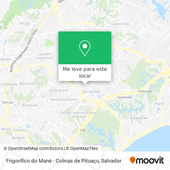 Frigorífico do Mané - Colinas de Pituaçu mapa