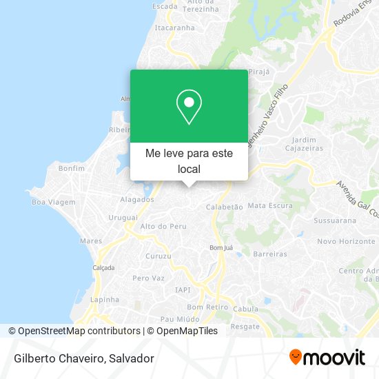 Gilberto Chaveiro mapa
