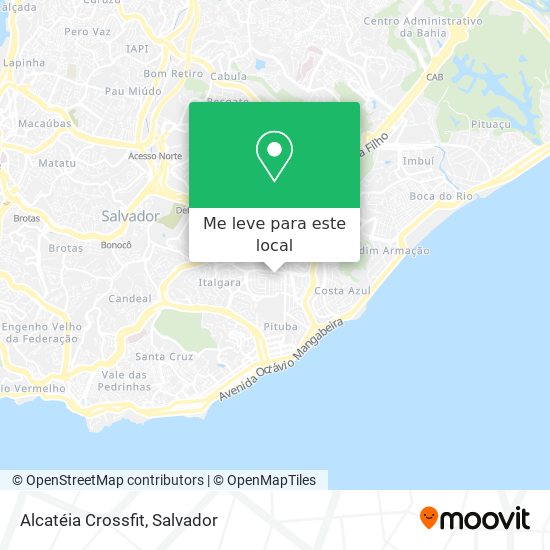 Alcatéia Crossfit mapa