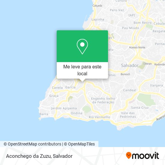 Aconchego da Zuzu mapa